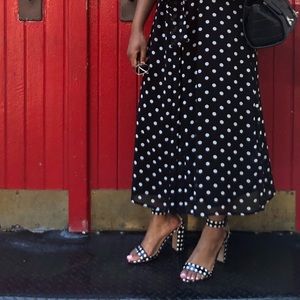 Shoes - Trendy Polka Dot Heels Shoes - Trendy Polka Dot Heels